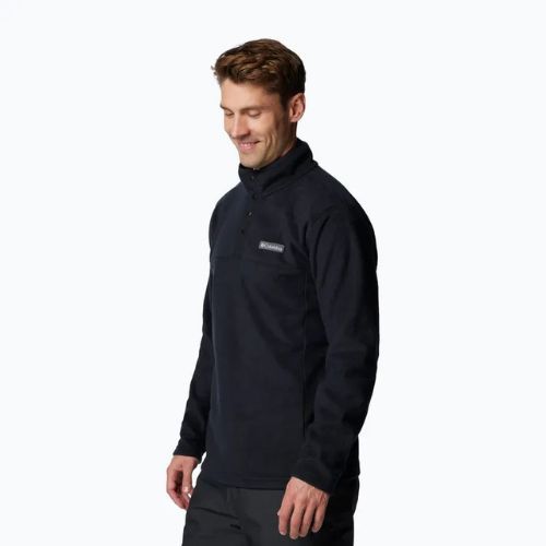 Columbia férfi Steens Mountain Half Snap melegítőfelső fekete