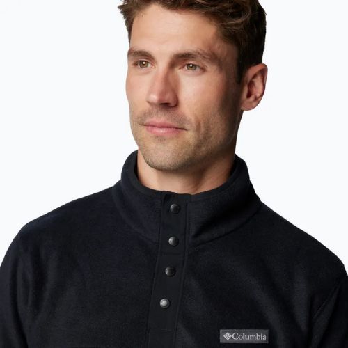 Columbia férfi Steens Mountain Half Snap melegítőfelső fekete
