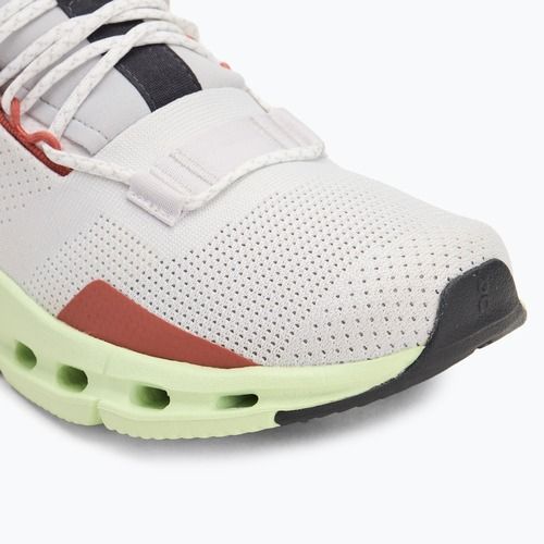 Női On Cloudnova fehér/limelight futócipők