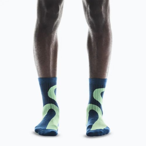 On Liquid Logo Magas zokni 2 pár tempest/honeydew