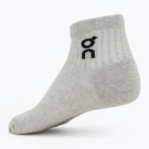 On Logo Sock Mid 3 pár heather szürke