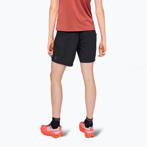 Női trekking rövidnadrág On Trek fekete