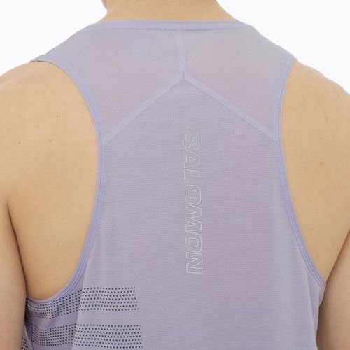 Férfi futó felső Salomon Sense Aero Singlet GFX kozmikus égbolt
