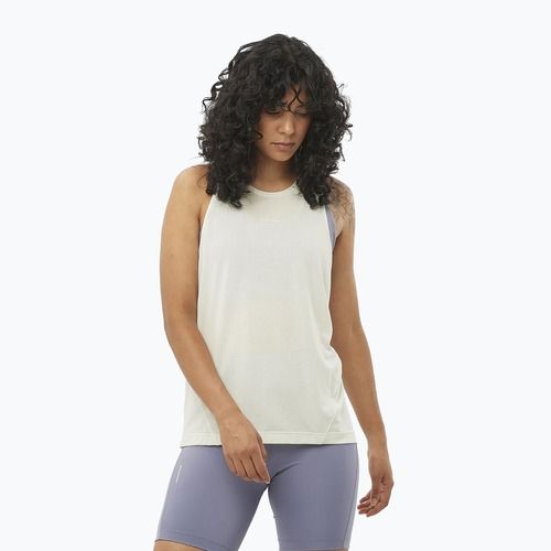 Női futó felső Salomon SHAKEout Core Tank jégcsap Salomon SHAKEout Core Tank icicle