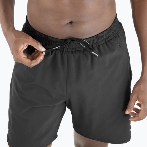 Férfi Salomon Shakeout Core 2IN1 7" mély fekete futónadrág