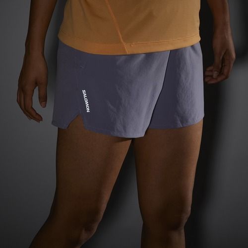 Salomon SHAKEout Core 4" női futónadrág kék gránit
