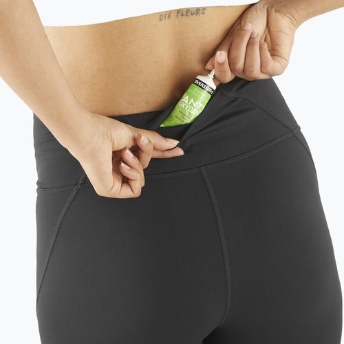 Női Salomon SHAKEout Bliss 8" mélyfekete futónadrágok