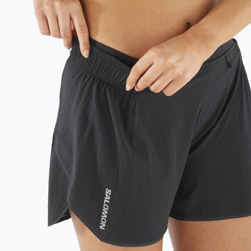 Női Salomon Sense Aero 5'' futónadrág mélyfekete / peris