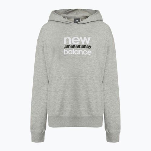 Női New Balance Sport Graphic francia frottír kapucnis pulóver atlétikai szürke