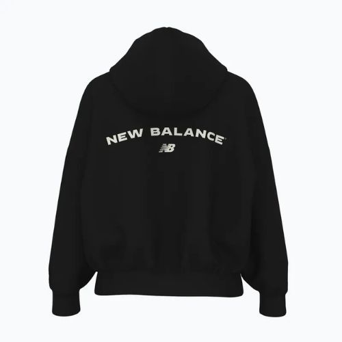 Női New Balance Reimagine Fleece kapucnis pulóver fekete