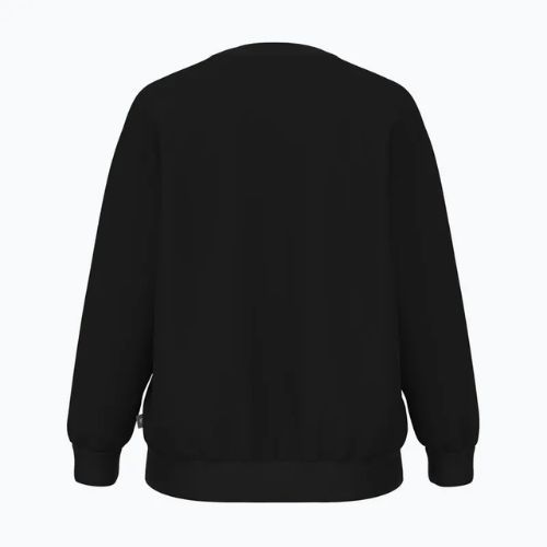 Női New Balance Sport Fleece Logo Crew pulóver fekete