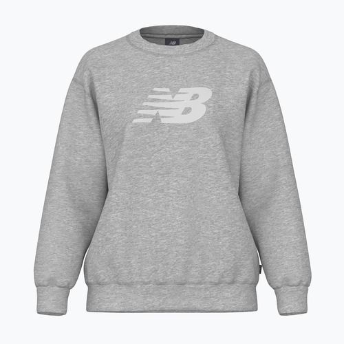 Női pulóver New Balance Sport Fleece Logo Crew atlétikai szürke