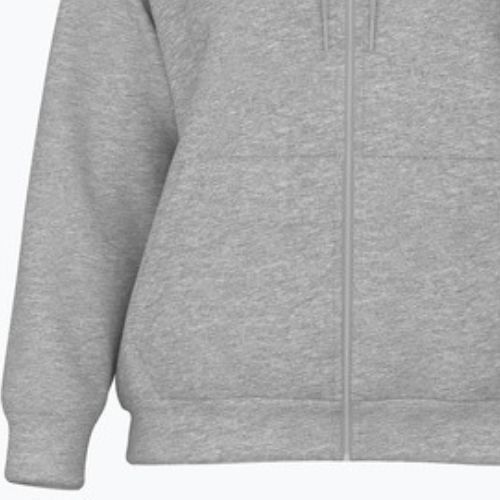 Női pulóver New Balance Fleece Logo Full Zip atlétikai szürke