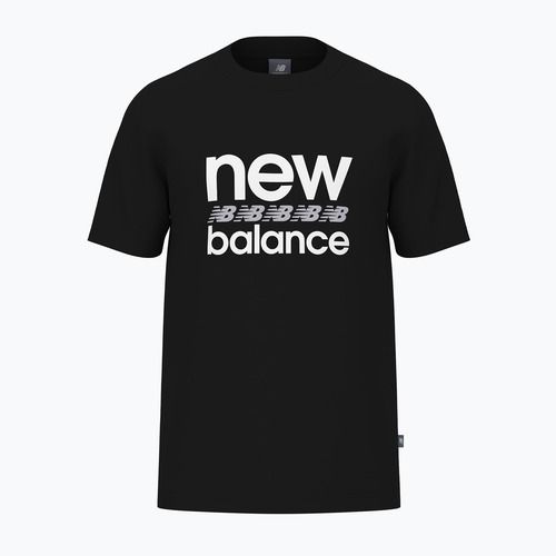 Férfi New Balance Sport Graphic grafikus fekete póló