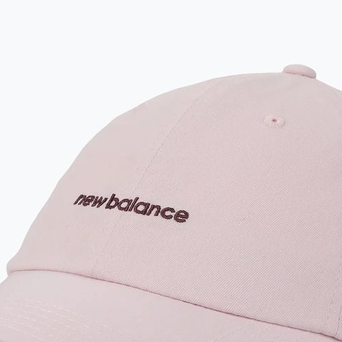 Női New Balance 6 Panel Linear Logo sapka rosesugar