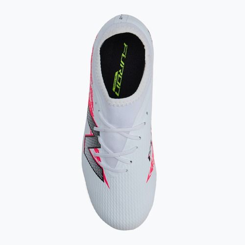 Gyermek futballcipő New Balance Furon Team V8 Jr FG fehér