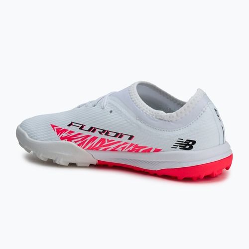 Gyermek futballcipő New Balance Furon Team V8 Jr TF fehér