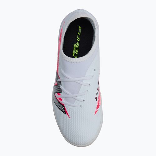 Gyermek futballcipő New Balance Furon Team V8 Jr TF fehér