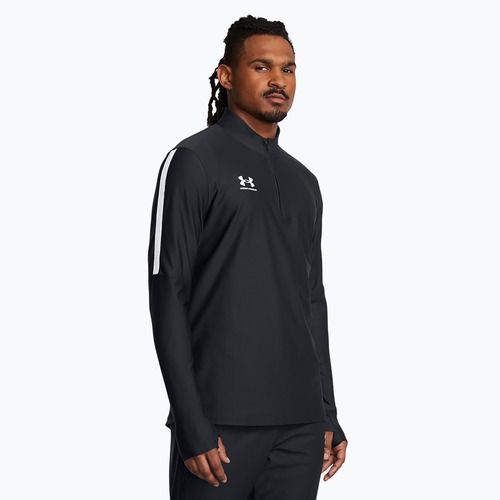 Under Armour Challenger Pro 1/4 Zip fekete / fehér férfi futball melegítőfelső