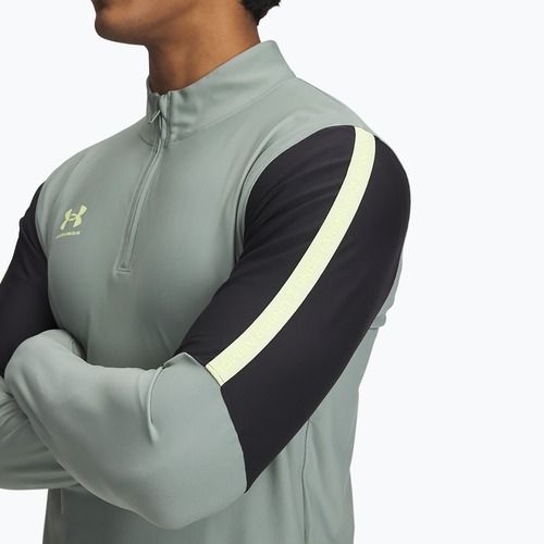 Under Armour férfi futball pulóver Challenger Pro 1/4 Zip szilikazöld / fekete / szonikus sárga