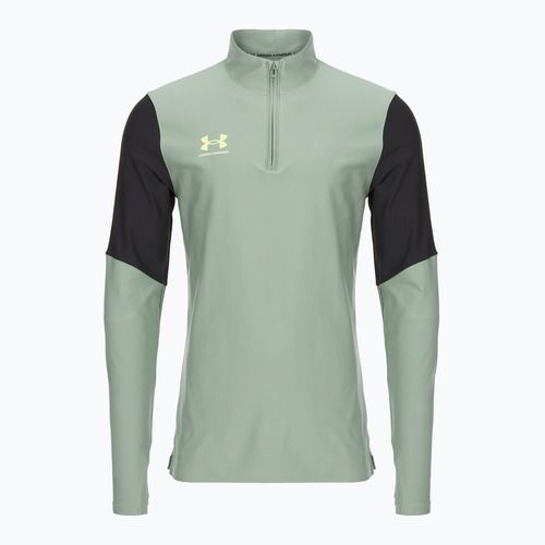 Under Armour férfi futball pulóver Challenger Pro 1/4 Zip szilikazöld / fekete / szonikus sárga