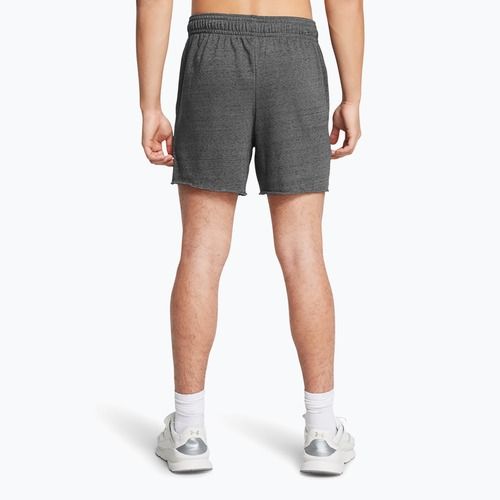 Under Armour férfi Rival Terry 6in castlerock/onyx fehér rövidnadrág