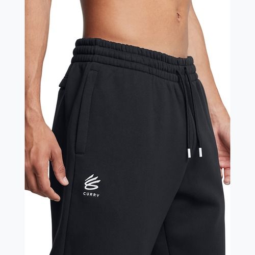 Férfi Under Armour Curry Splash Jogger fekete/fehér agyagnadrág