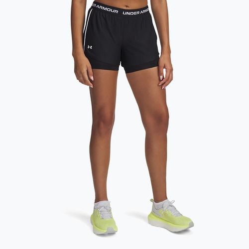 Under Armour Tech Play Up 2in1 fekete/fekete/fehér női edzőnadrág