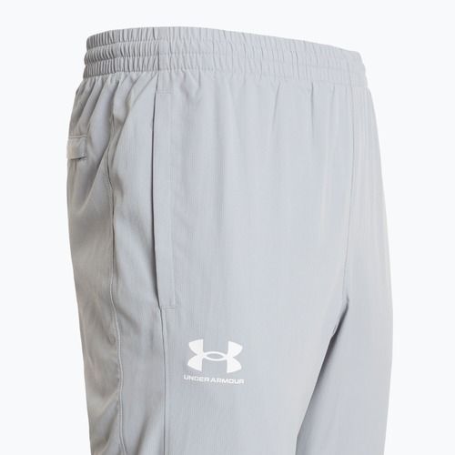 Férfi Under Armour Rival Woven Windbreaker Pant mod szürke/mod szürke/fehér