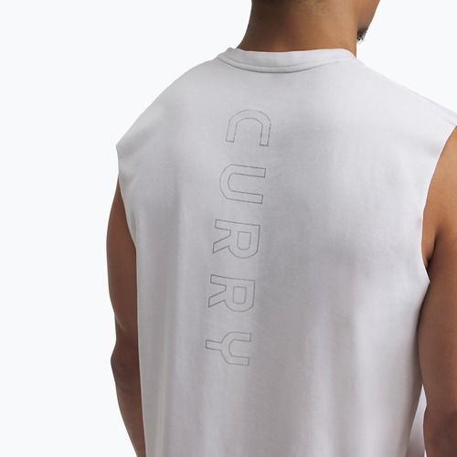 Under Armour Curry férfi kosárlabda póló fehér/fekete