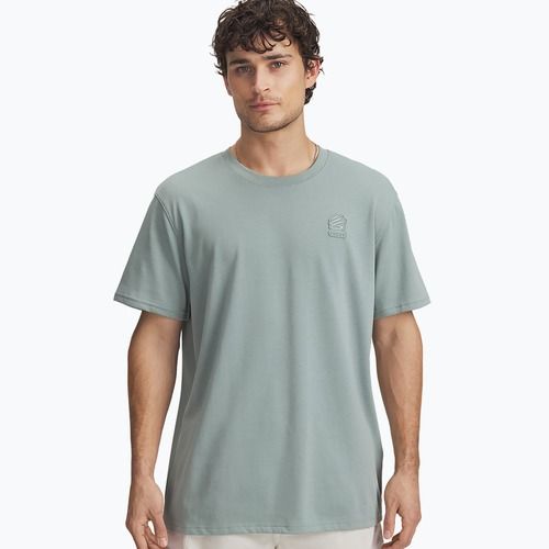 Férfi Under Armour Curry Heavyweight Trend Basketball Tee szilikazöld/szilikazöld