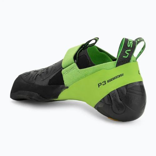La Sportiva Skwama Vegan fekete/villogó zöld hegymászócipő