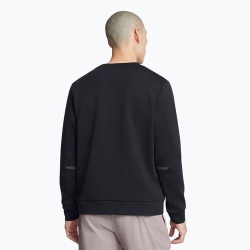 Férfi Under Armour Unstoppable Fleece Crew fekete/fekete melegítőfelső