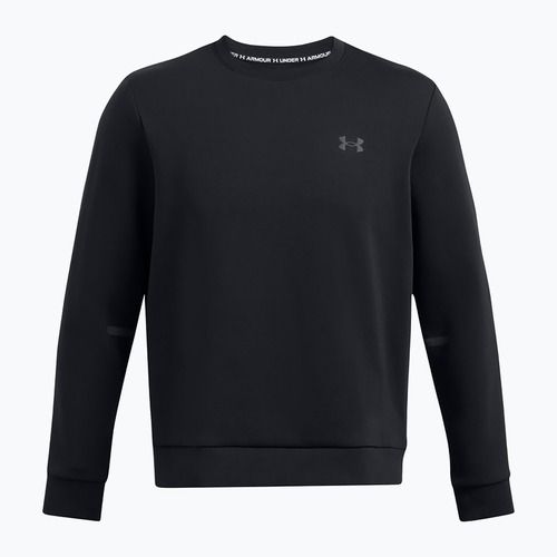 Férfi Under Armour Unstoppable Fleece Crew fekete/fekete melegítőfelső