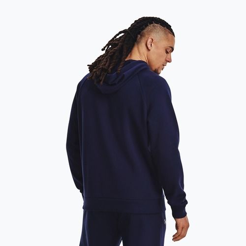 Férfi Under Armour Rival Fleece Logo HD midnight navy/fehér melegítőfelső