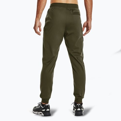 Férfi Under Armour Sportstyle Tricot Tricot Jogger nadrág marine zöld/fekete színből