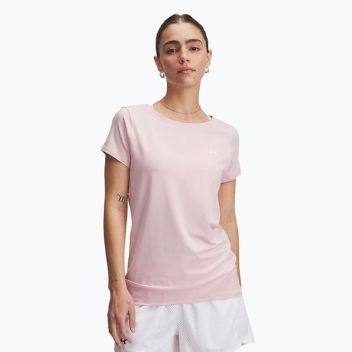 Under Armour női edzőpóló HG Armour prime rózsaszín/fehér