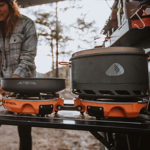 Jetboil Genesis Basecamp Cooking System szén-dioxidos utazó tűzhely