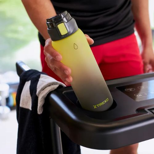 TREXO TXO-W325 elektromos futópad fekete színben