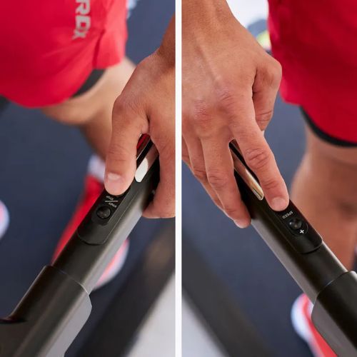 TREXO TXO-W325 elektromos futópad fekete színben
