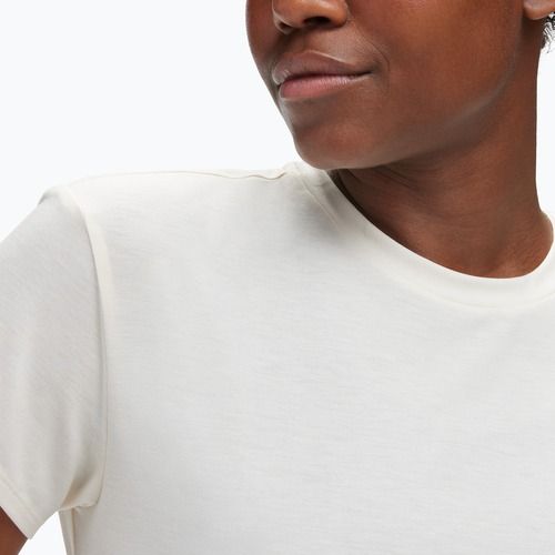 Női futópóló HOKA Essential Tee tojáslikőr női futópóló