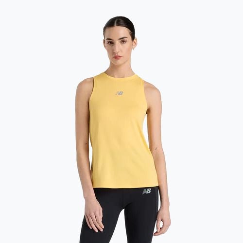 Női New Balance Jacquard Slim Tank futófelső clementine színben