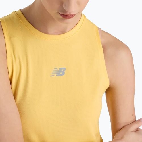 Női New Balance Jacquard Slim Tank futófelső clementine színben