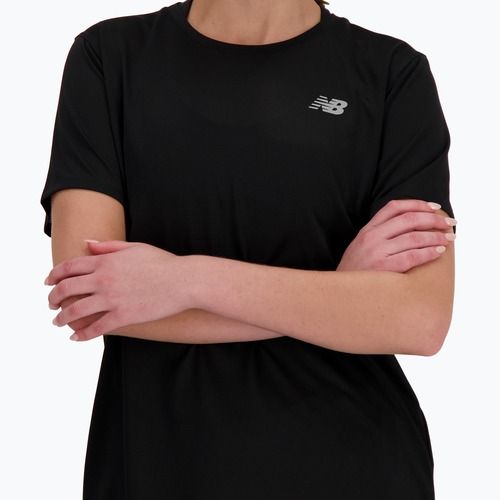 Női New Balance Essentials SS futópóló fekete