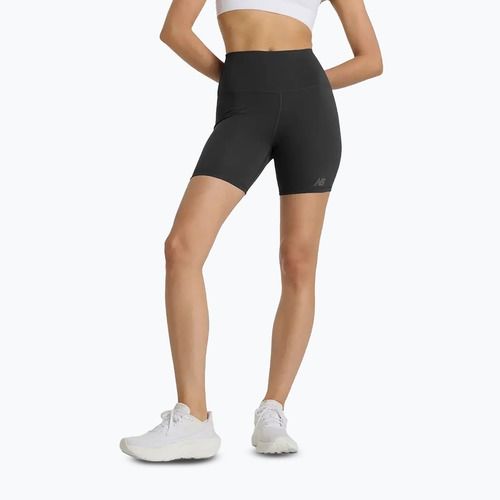 Női New Balance Harmony High Rise rövidnadrág fekete