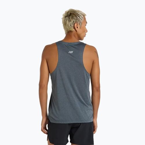 Férfi New Balance Athletics Fényvisszaverő grafit futó felső
