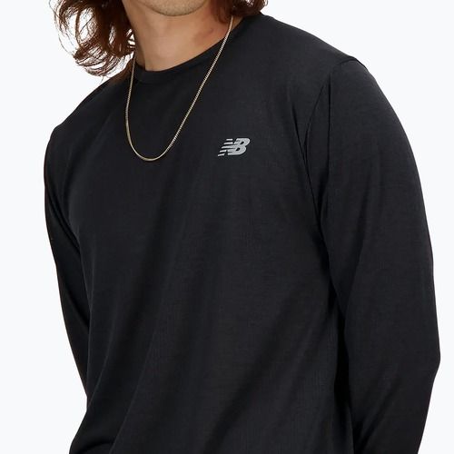 Férfi New Balance Athletics hosszú ujjú fekete