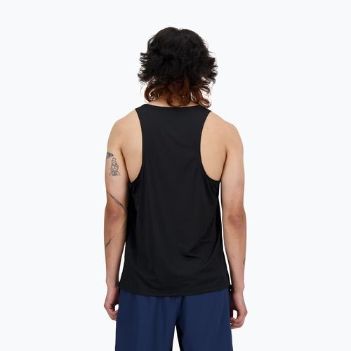 Férfi New Balance Sport Essentials Singlet fekete futópóló felső