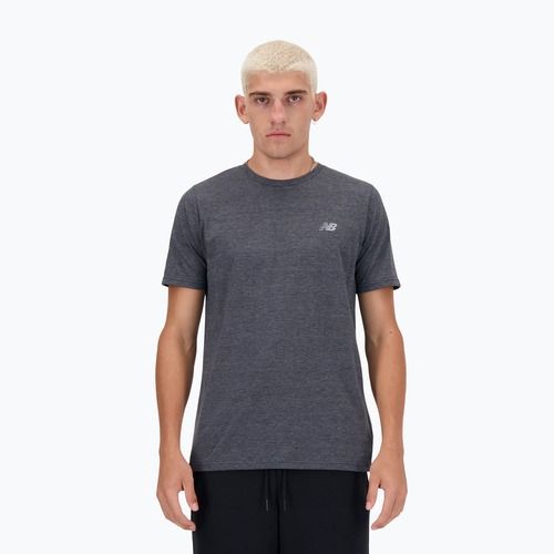 Férfi New Balance Sport Essentials Heathertech fekete heather póló