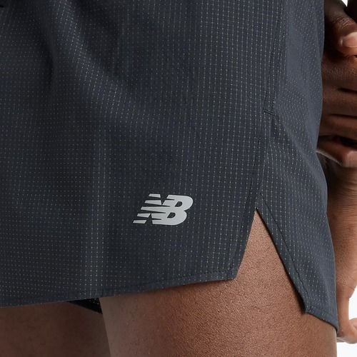 Férfi New Balance Rc Ultra Light Split 3" futó rövidnadrág fekete